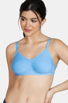 Zivame Beautiful Basics Double Layered Non Wired Full Coverage Backless Bra - Crystal Seas — thumbnail 3
